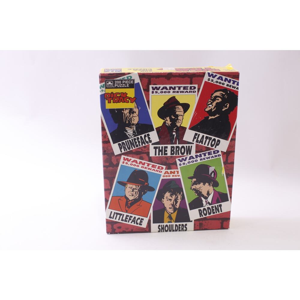 Dick Tracy, Jigsaw Puzzle, 200 Pieces, Golden, Comic Strip, ~ 251114-WH 829